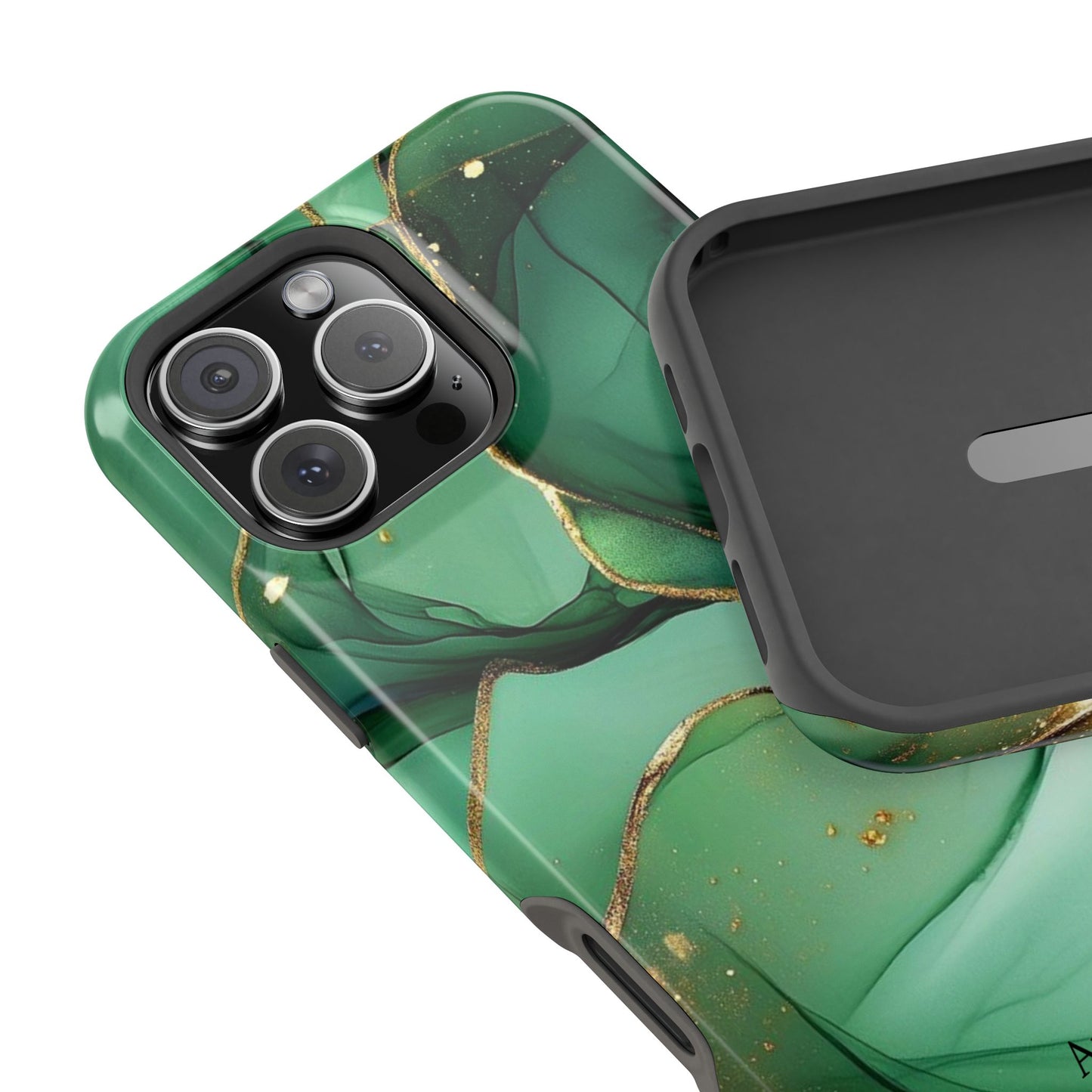 Green Marble Magnetic Impact-Resistant Phone Case