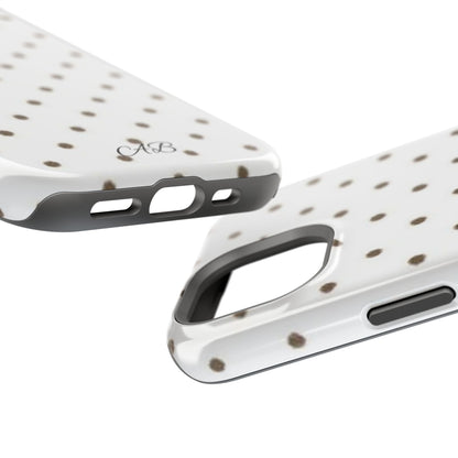 Polka Dot Magnetic Impact-Resistant Phone Case