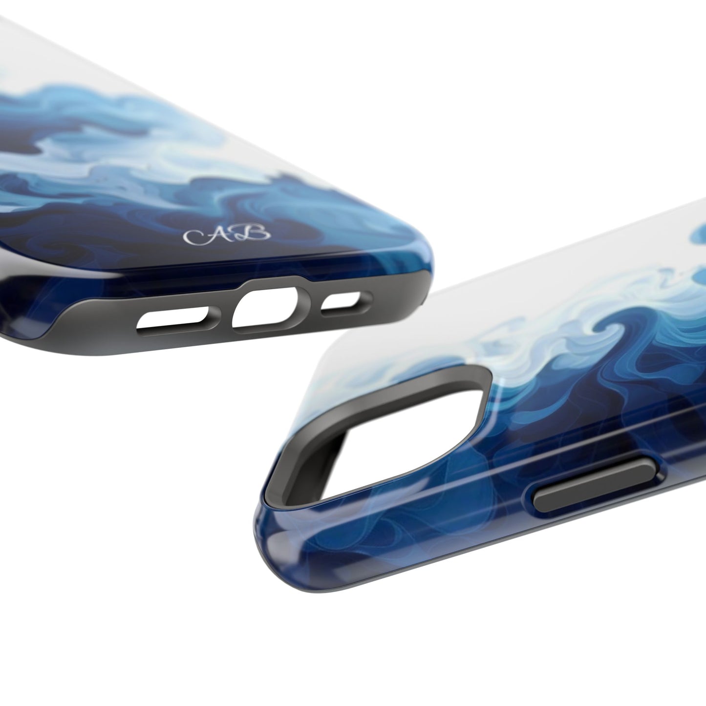 Blue Smoke Magnetic Impact-Resistant Phone Case