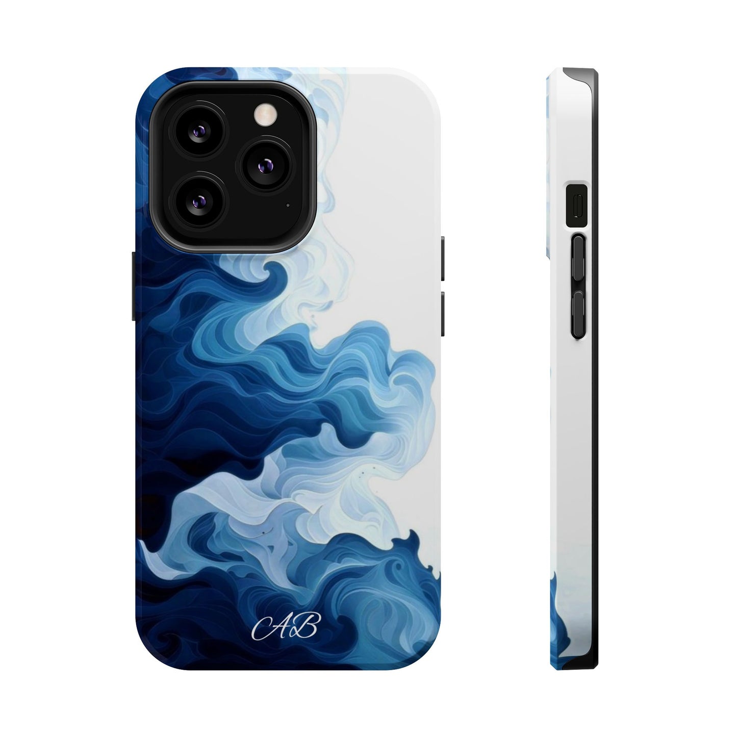 Blue Smoke Magnetic Impact-Resistant Phone Case