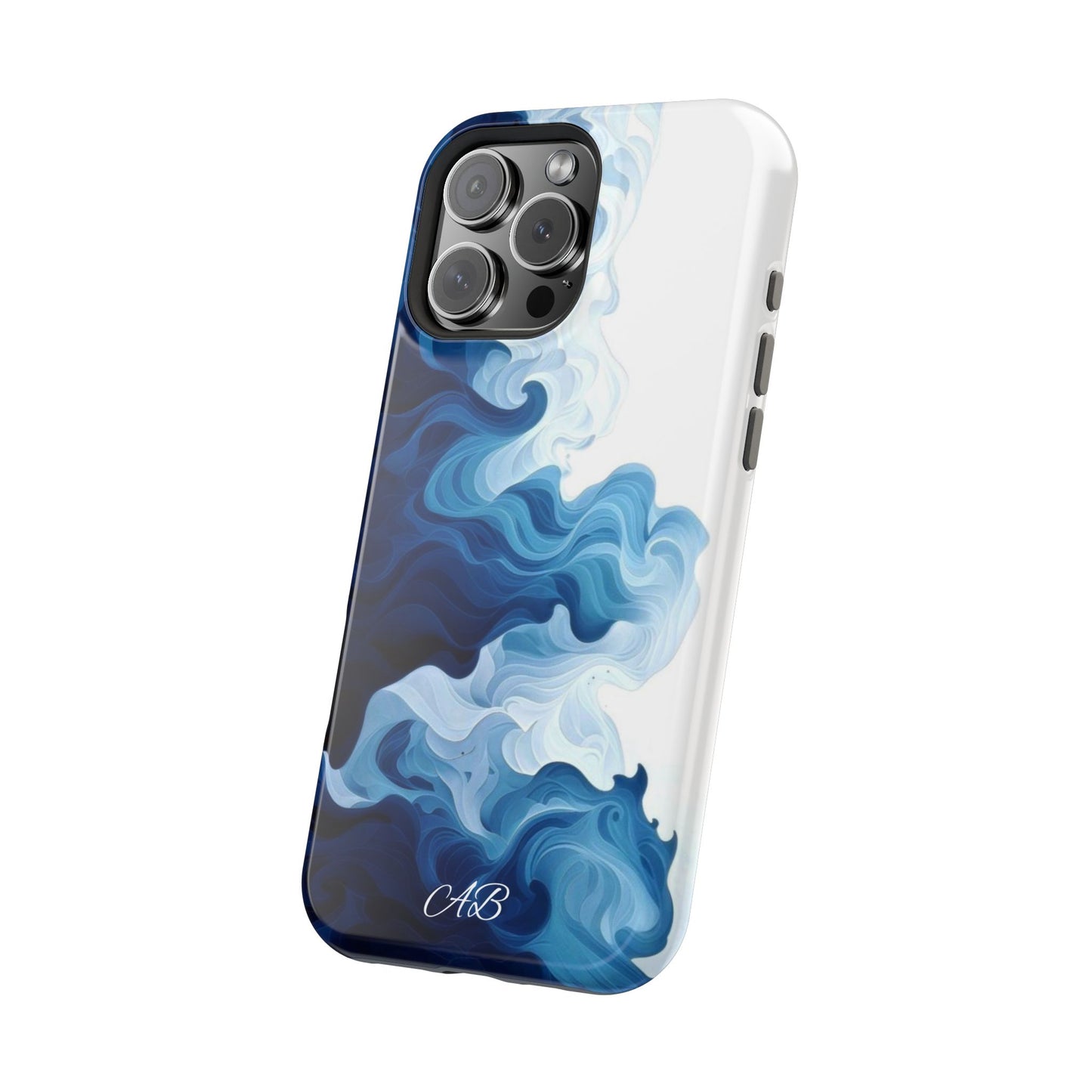 Blue Smoke Magnetic Impact-Resistant Phone Case