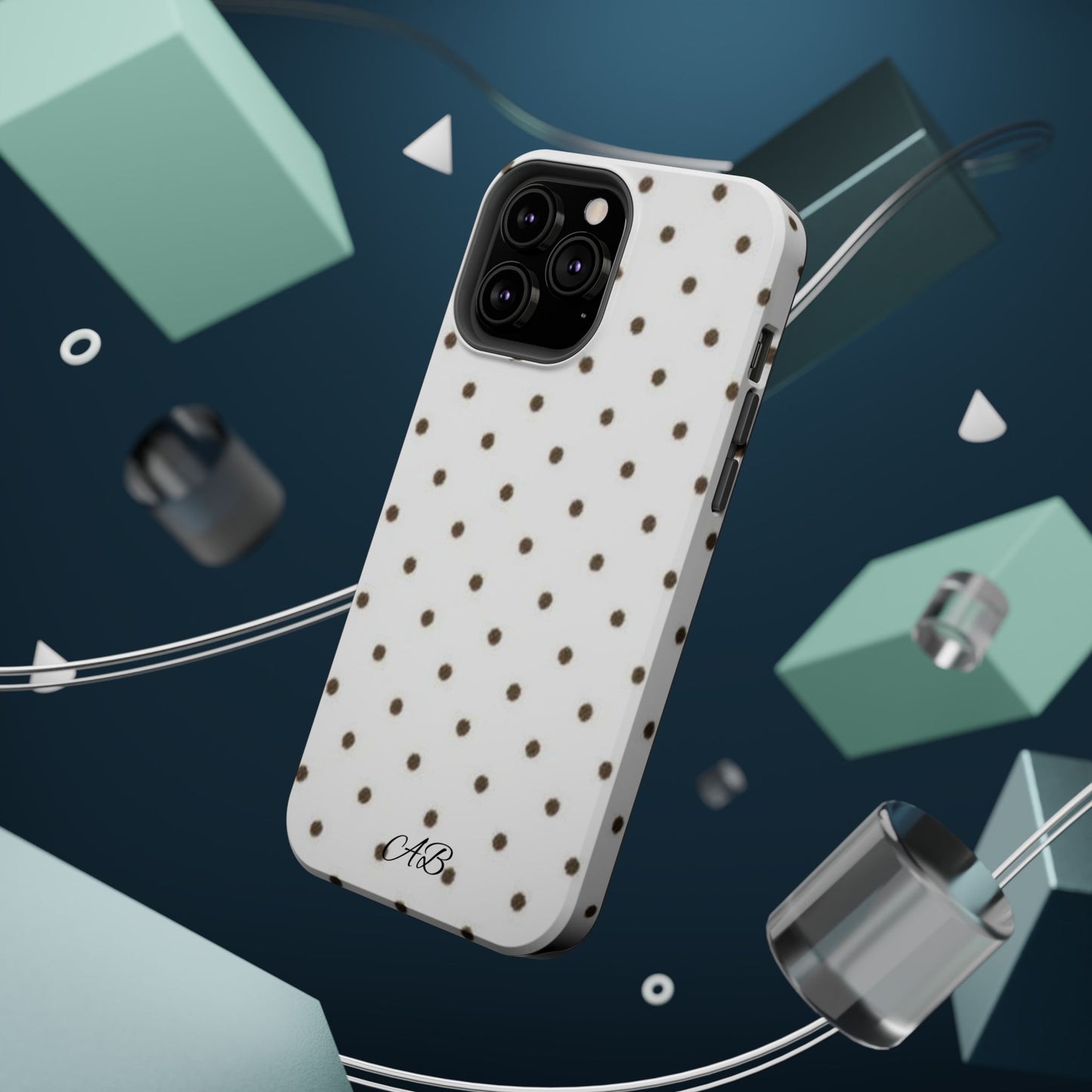 Polka Dot Magnetic Impact-Resistant Phone Case