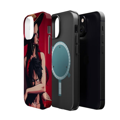 Anime Straw Hat Couple Magnetic Impact-Resistant Phone Case