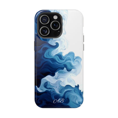 Blue Smoke Magnetic Impact-Resistant Phone Case
