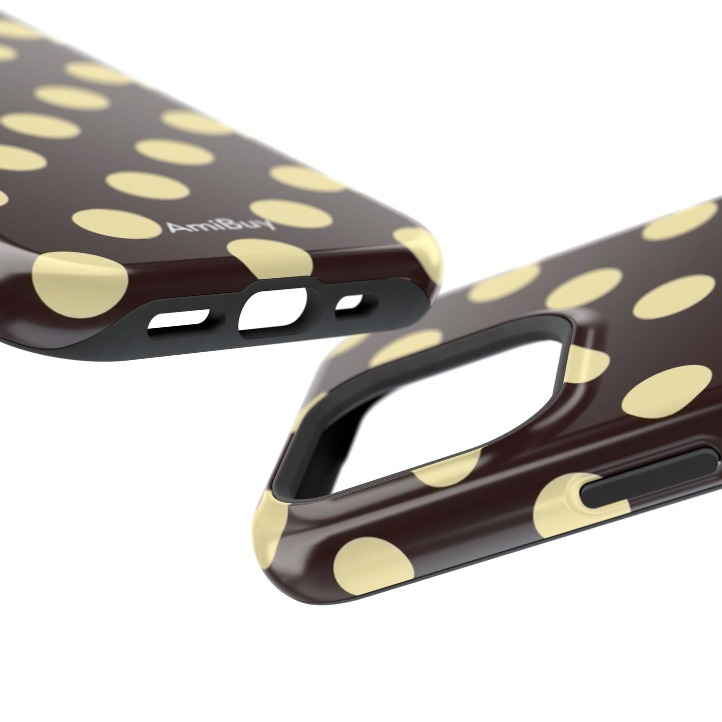 Polka Dot Magnetic Impact Phone Case — Protective Stylish Phone Cover