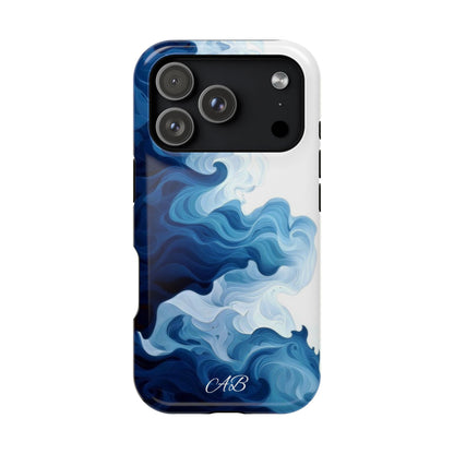 Blue Smoke Magnetic Impact-Resistant Phone Case