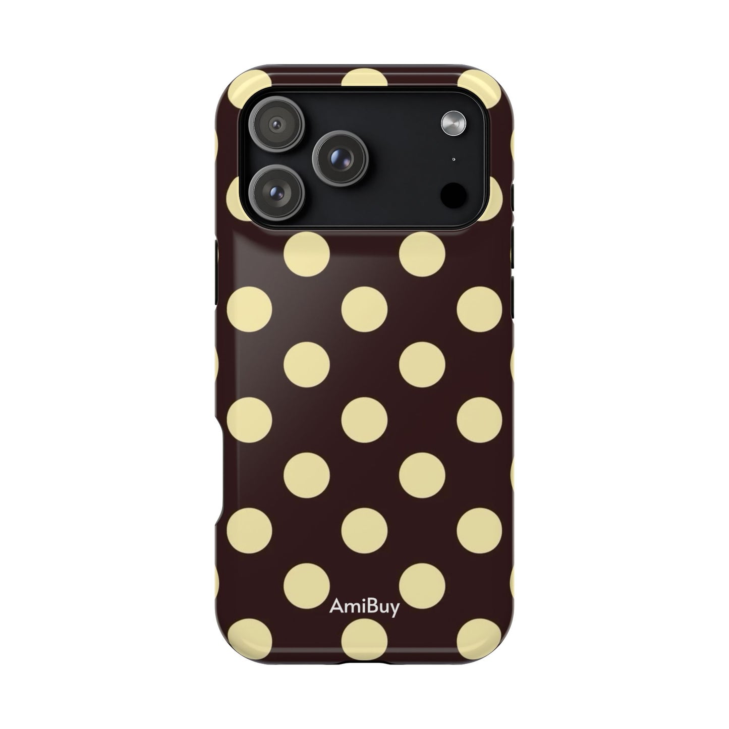 Polka Dot Magnetic Impact Phone Case — Protective Stylish Phone Cover