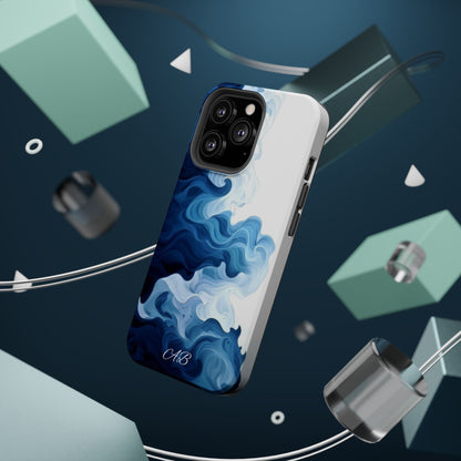 Blue Smoke Magnetic Impact-Resistant Phone Case