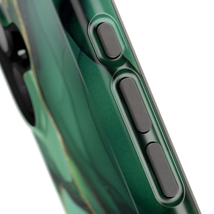 Green Marble Magnetic Impact-Resistant Phone Case