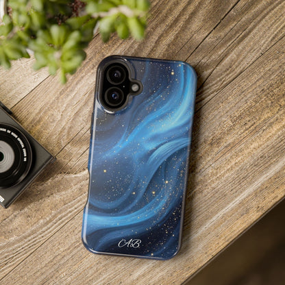 Blue Galaxy Magnetic Impact Phone Case