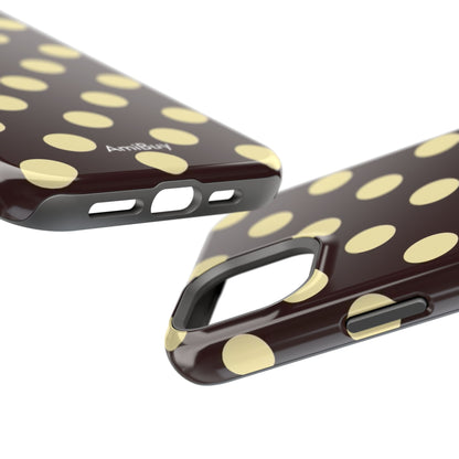 Polka Dot Magnetic Impact Phone Case — Protective Stylish Phone Cover