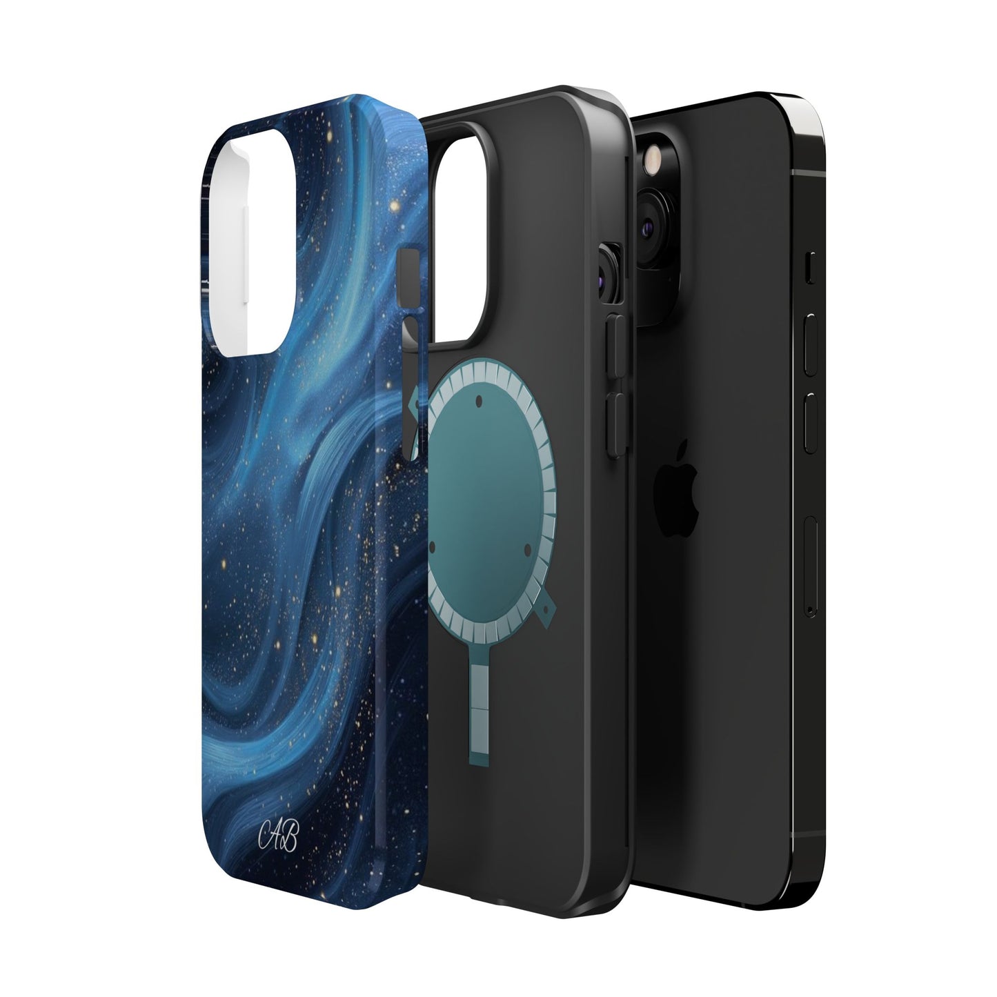 Blue Galaxy Magnetic Impact Phone Case