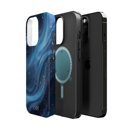 Blue Galaxy Magnetic Impact Phone Case