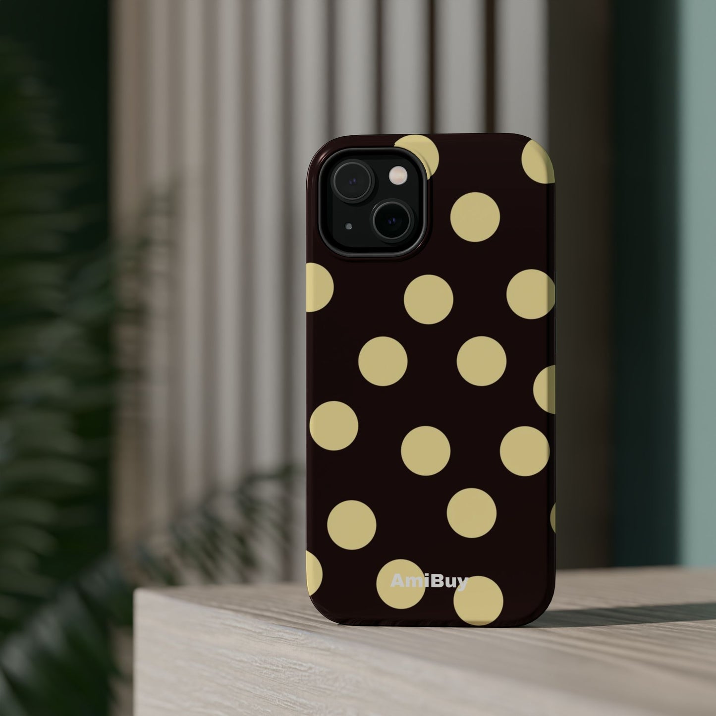 Polka Dot Magnetic Impact Phone Case — Protective iPhone Cover