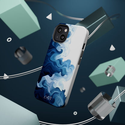 Blue Smoke Magnetic Impact-Resistant Phone Case