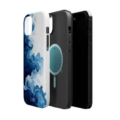 Blue Smoke Magnetic Impact-Resistant Phone Case
