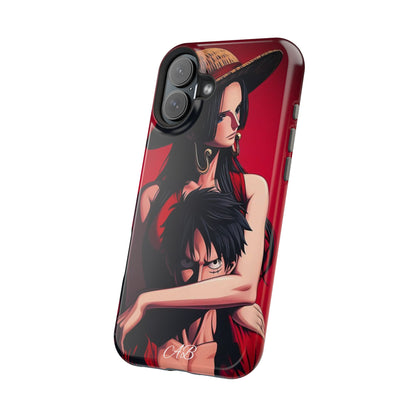 Anime Straw Hat Couple Magnetic Impact-Resistant Phone Case