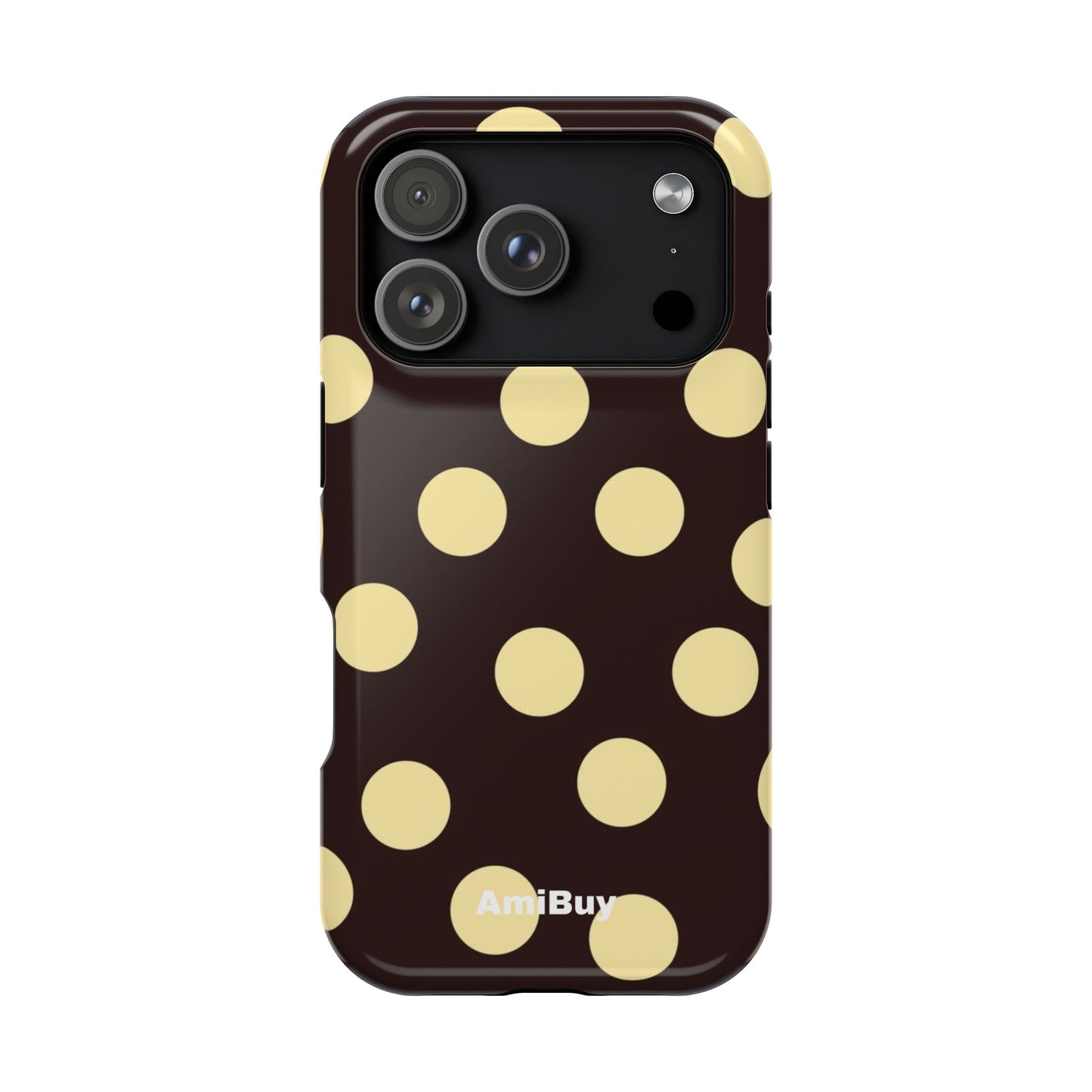 Polka Dot Magnetic Impact Phone Case — Protective iPhone Cover