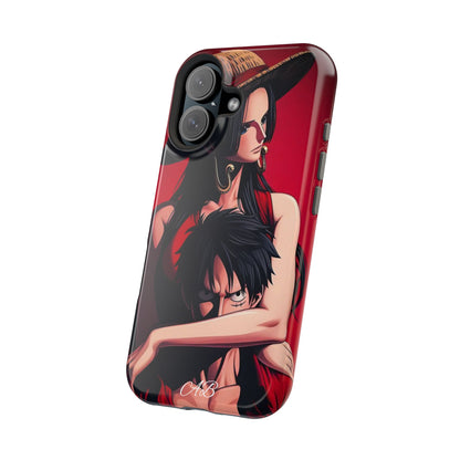 Anime Straw Hat Couple Magnetic Impact-Resistant Phone Case