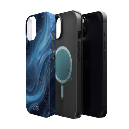 Blue Galaxy Magnetic Impact Phone Case