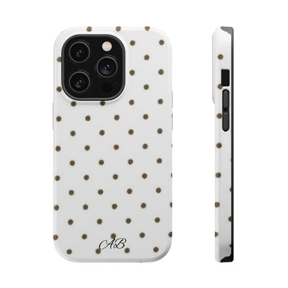 Polka Dot Magnetic Impact-Resistant Phone Case
