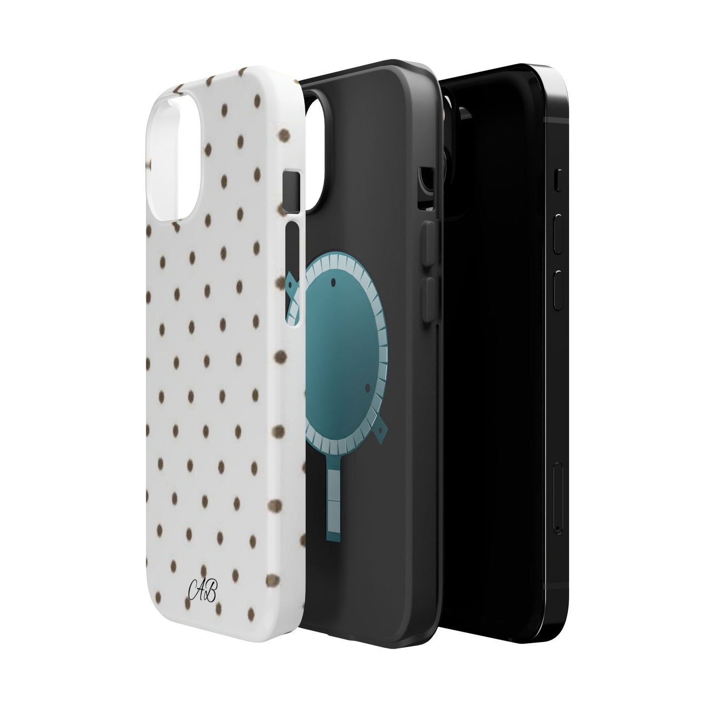 Polka Dot Magnetic Impact-Resistant Phone Case