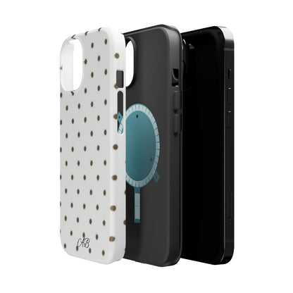 Polka Dot Magnetic Impact-Resistant Phone Case