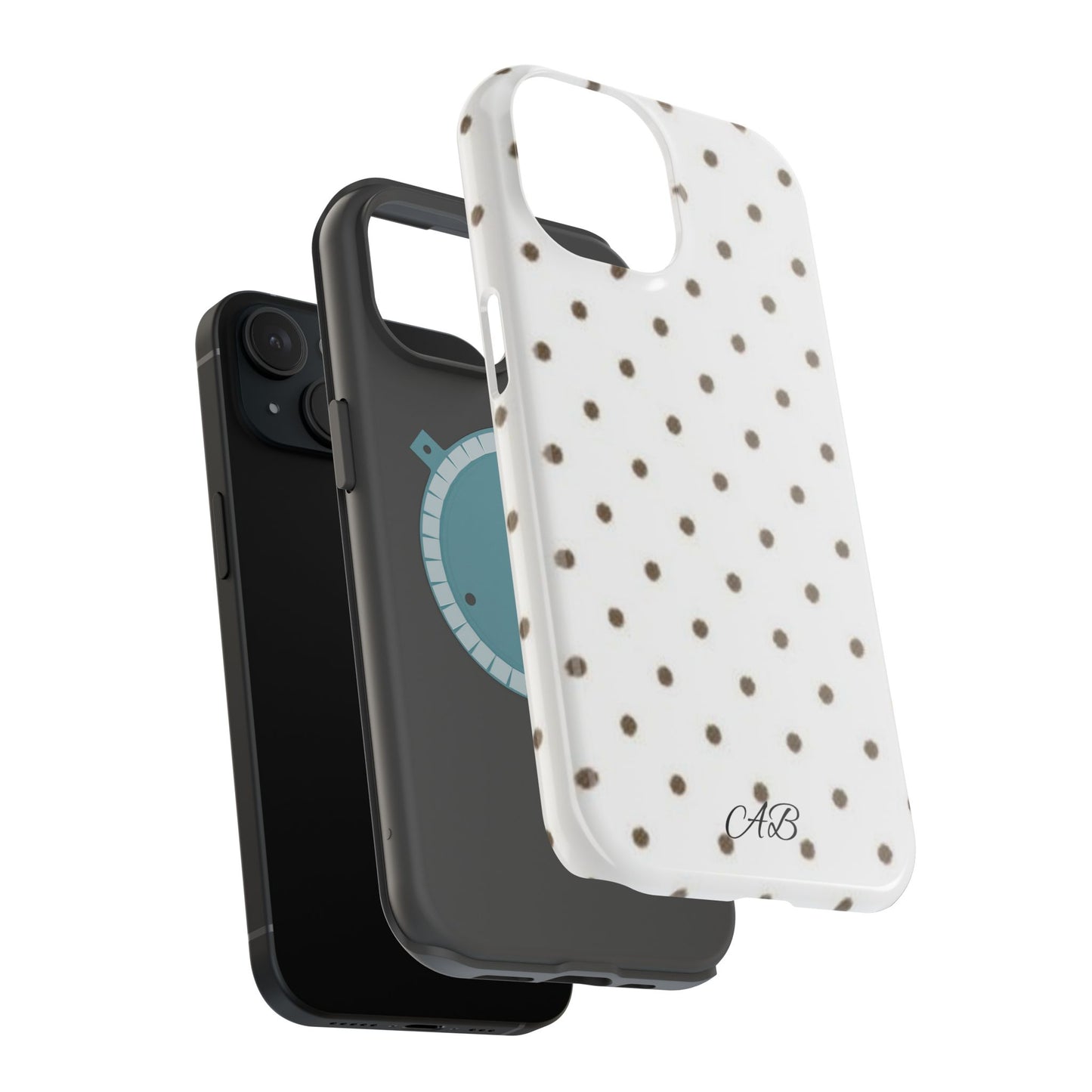 Polka Dot Magnetic Impact-Resistant Phone Case