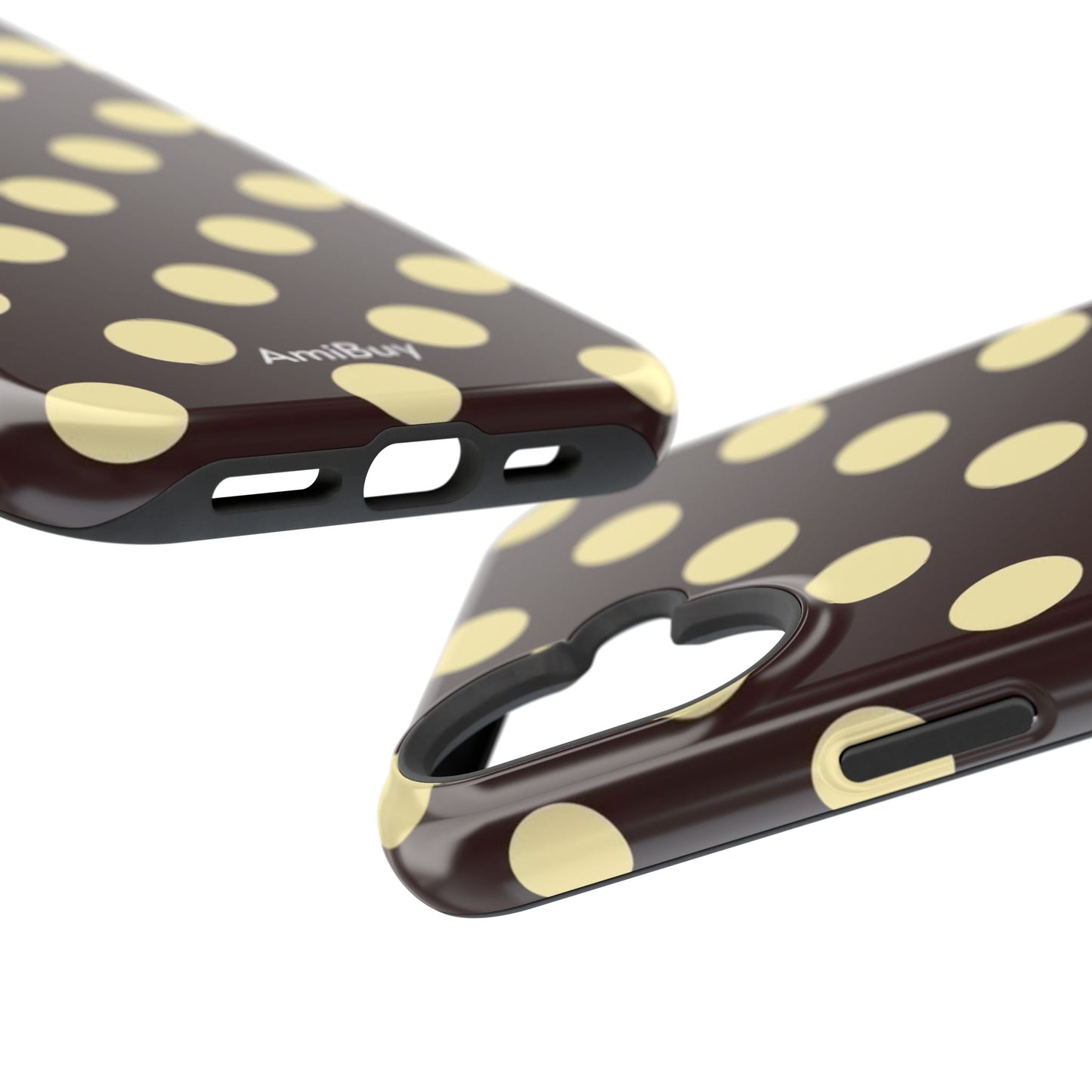 Polka Dot Magnetic Impact Phone Case — Protective Stylish Phone Cover