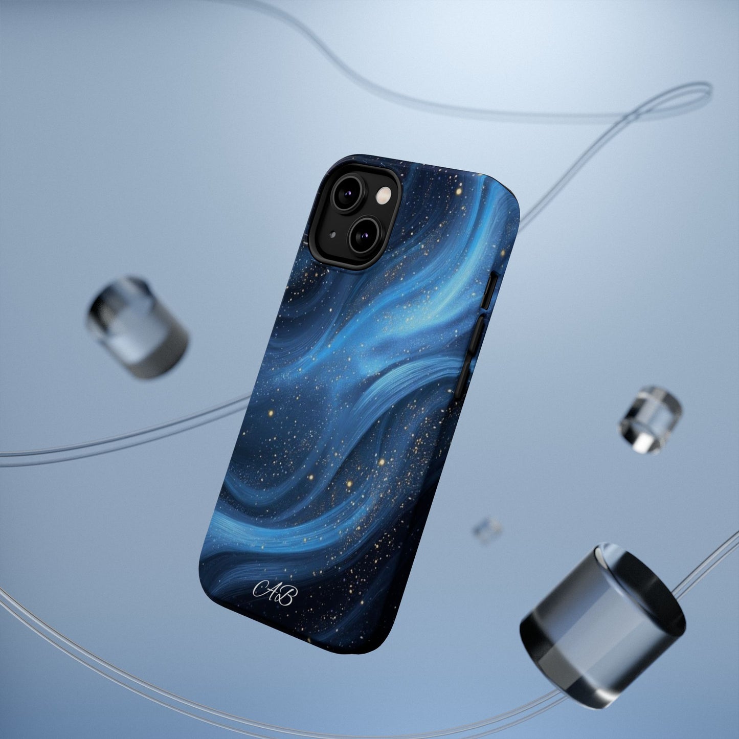 Blue Galaxy Magnetic Impact Phone Case