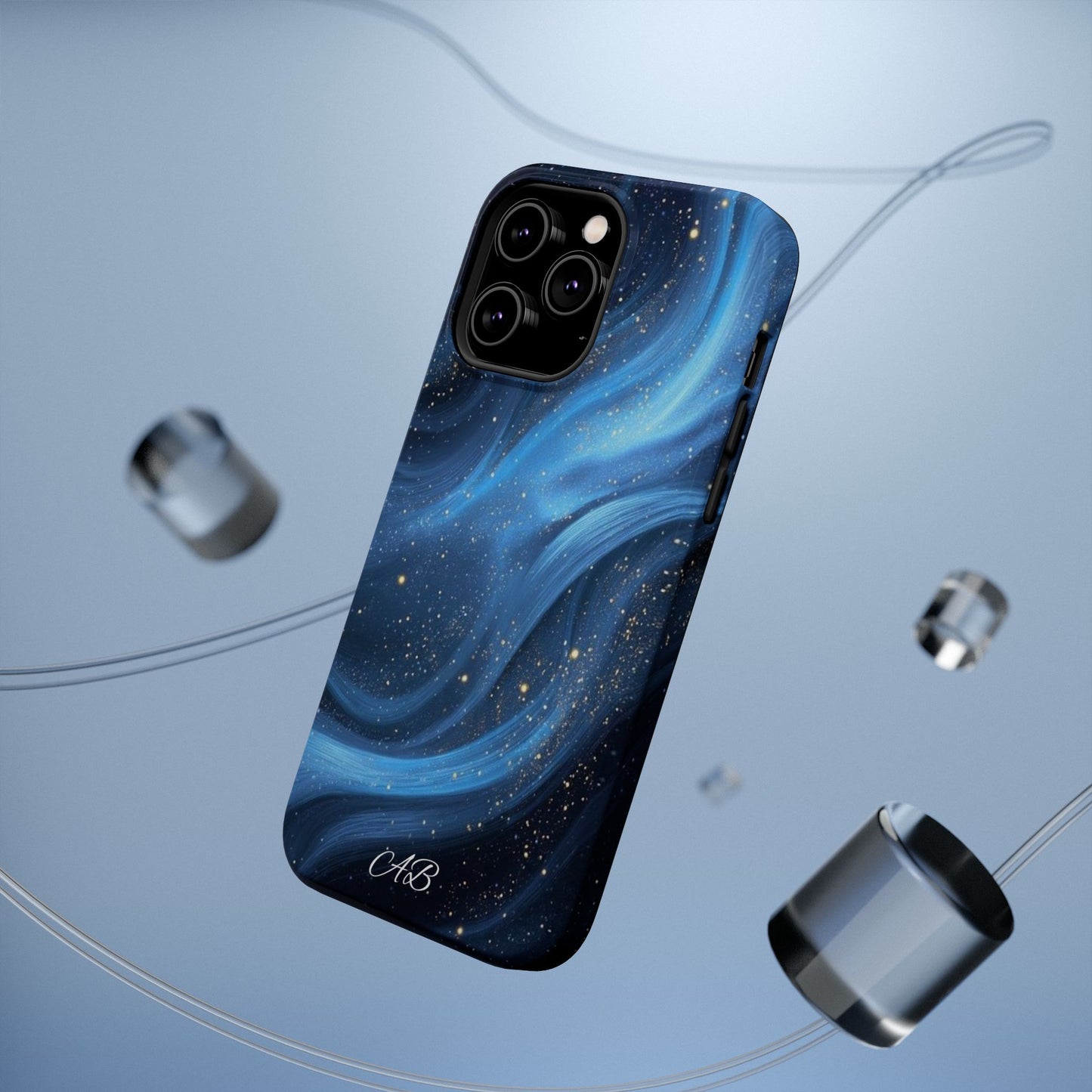Blue Galaxy Magnetic Impact Phone Case
