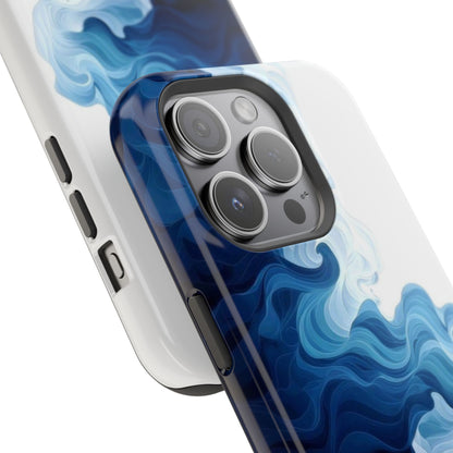 Blue Smoke Magnetic Impact-Resistant Phone Case