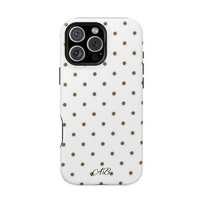 Polka Dot Magnetic Impact-Resistant Phone Case