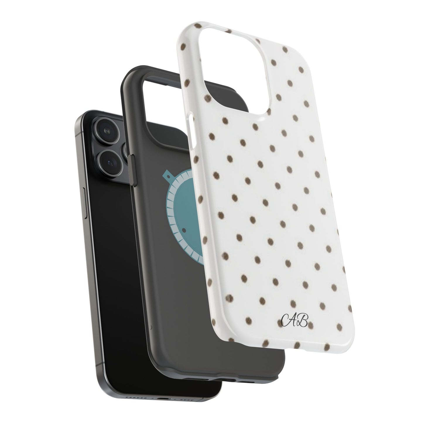 Polka Dot Magnetic Impact-Resistant Phone Case