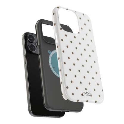 Polka Dot Magnetic Impact-Resistant Phone Case
