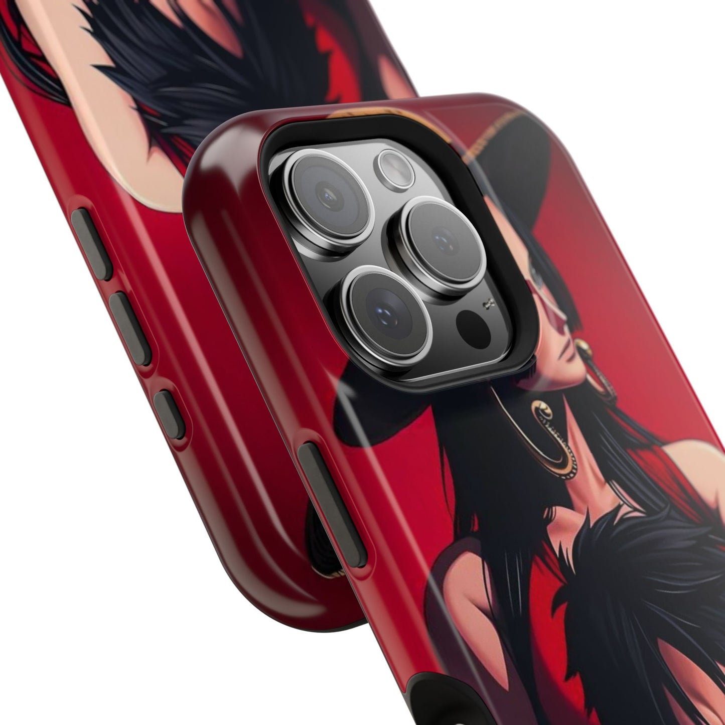 Anime Straw Hat Couple Magnetic Impact-Resistant Phone Case