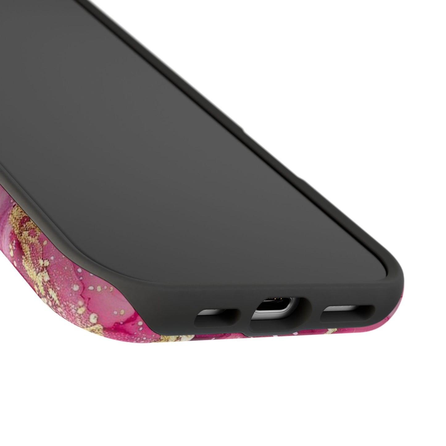 Pink Gold Marble Magnetic Impact-Resistant Phone Case