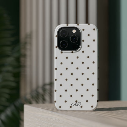 Polka Dot Magnetic Impact-Resistant Phone Case