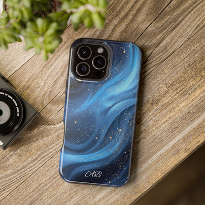 Blue Galaxy Magnetic Impact Phone Case