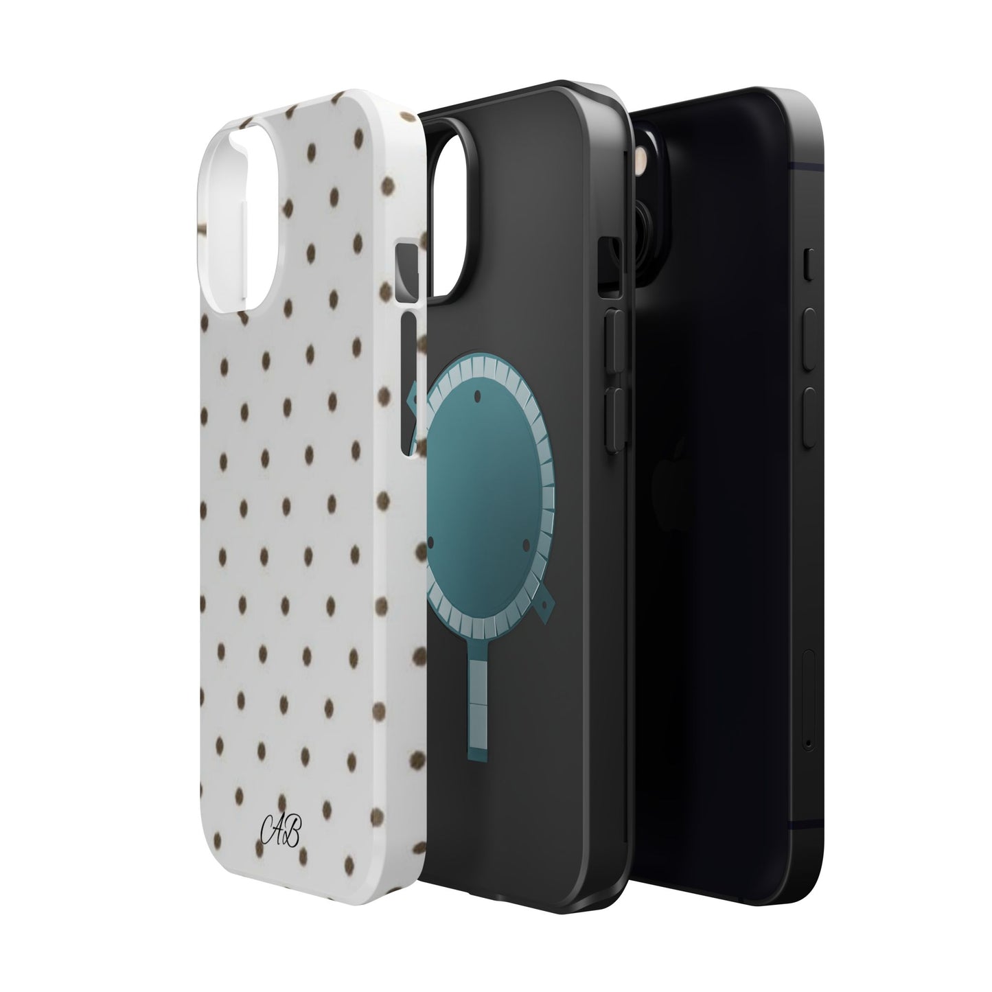 Polka Dot Magnetic Impact-Resistant Phone Case