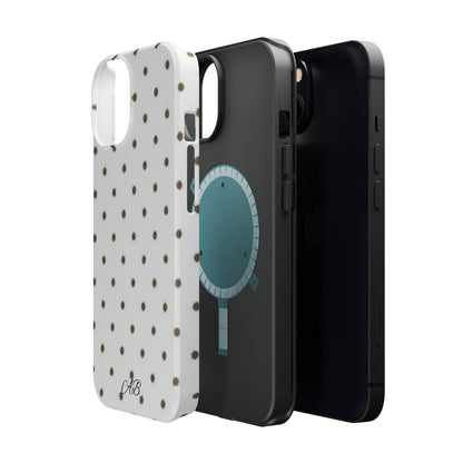 Polka Dot Magnetic Impact-Resistant Phone Case