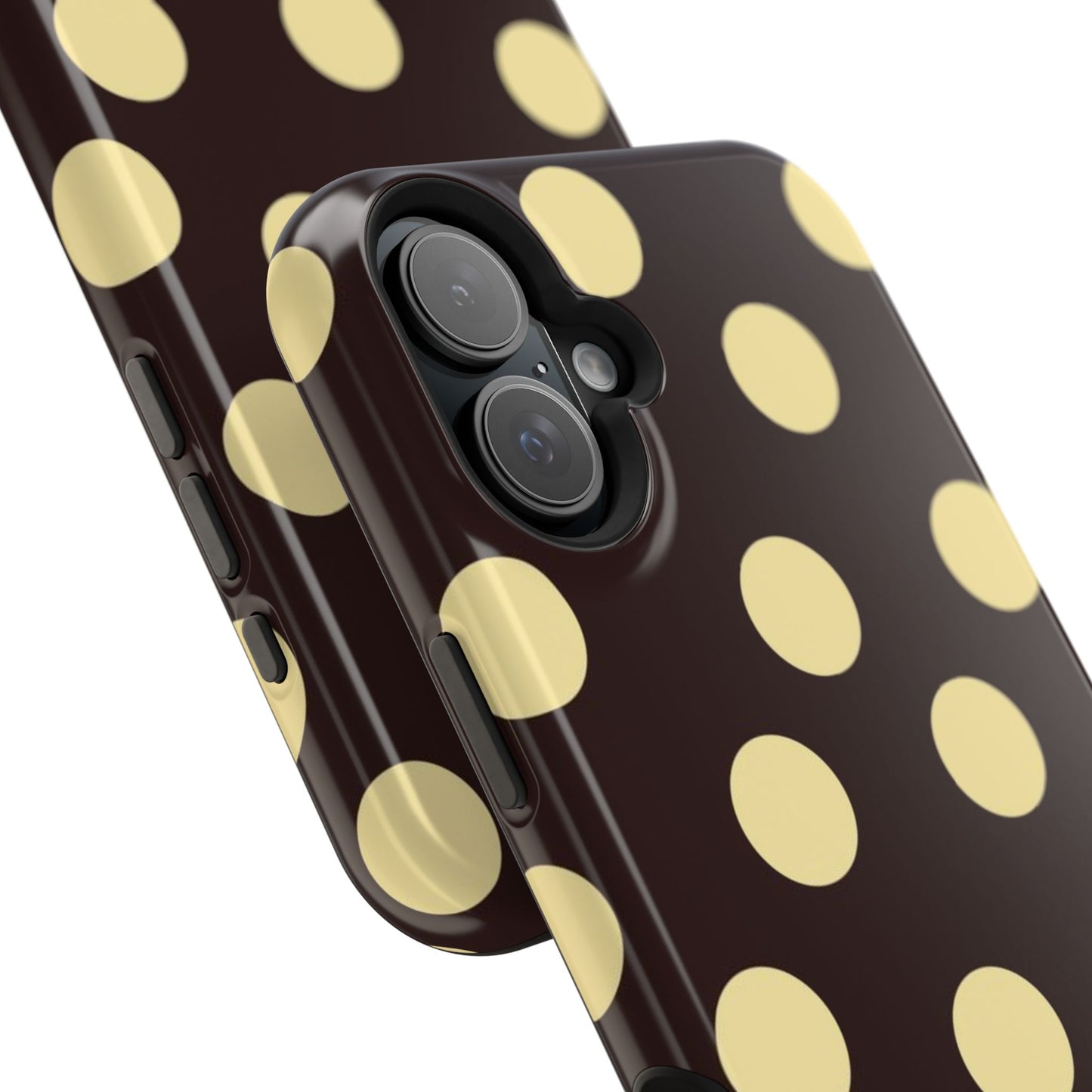 Polka Dot Magnetic Impact Phone Case — Protective iPhone Cover