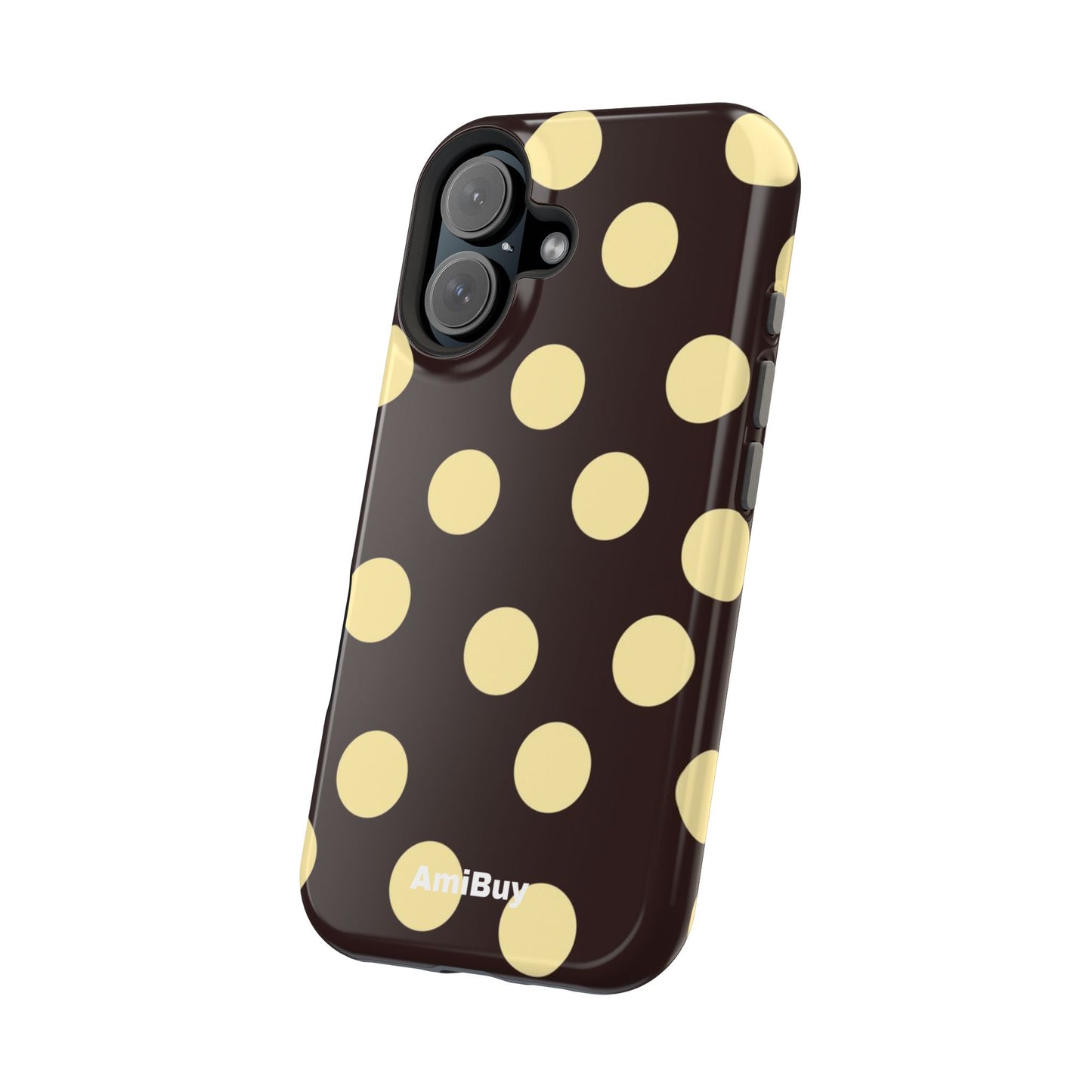 Polka Dot Magnetic Impact Phone Case — Protective iPhone Cover