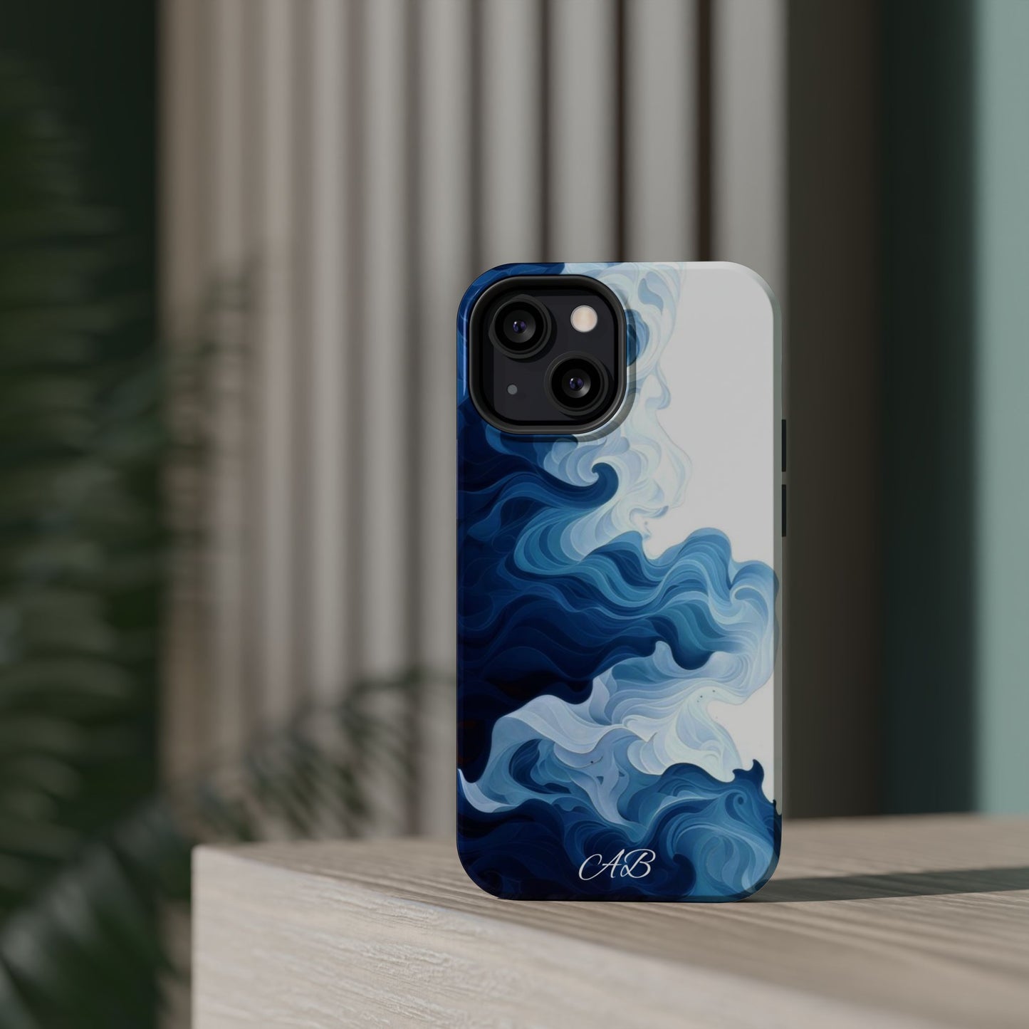 Blue Smoke Magnetic Impact-Resistant Phone Case