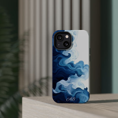 Blue Smoke Magnetic Impact-Resistant Phone Case