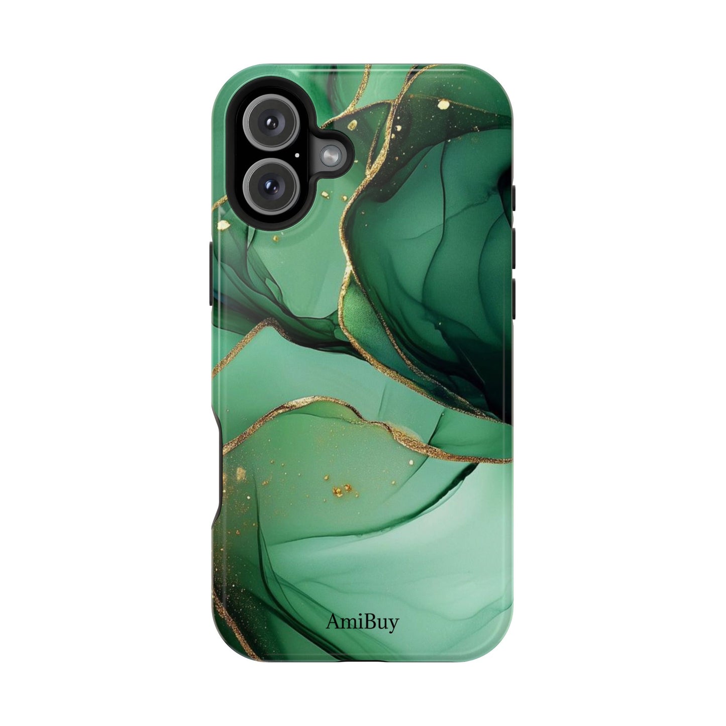 Green Marble Magnetic Impact-Resistant Phone Case