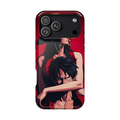Anime Straw Hat Couple Magnetic Impact-Resistant Phone Case