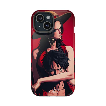 Anime Straw Hat Couple Magnetic Impact-Resistant Phone Case