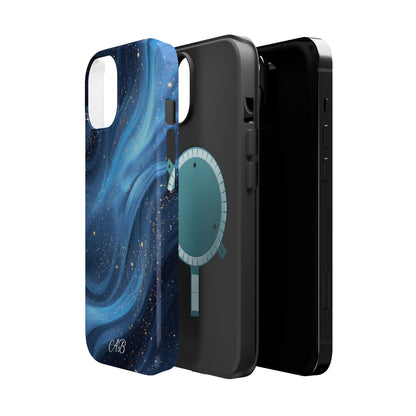 Blue Galaxy Magnetic Impact Phone Case