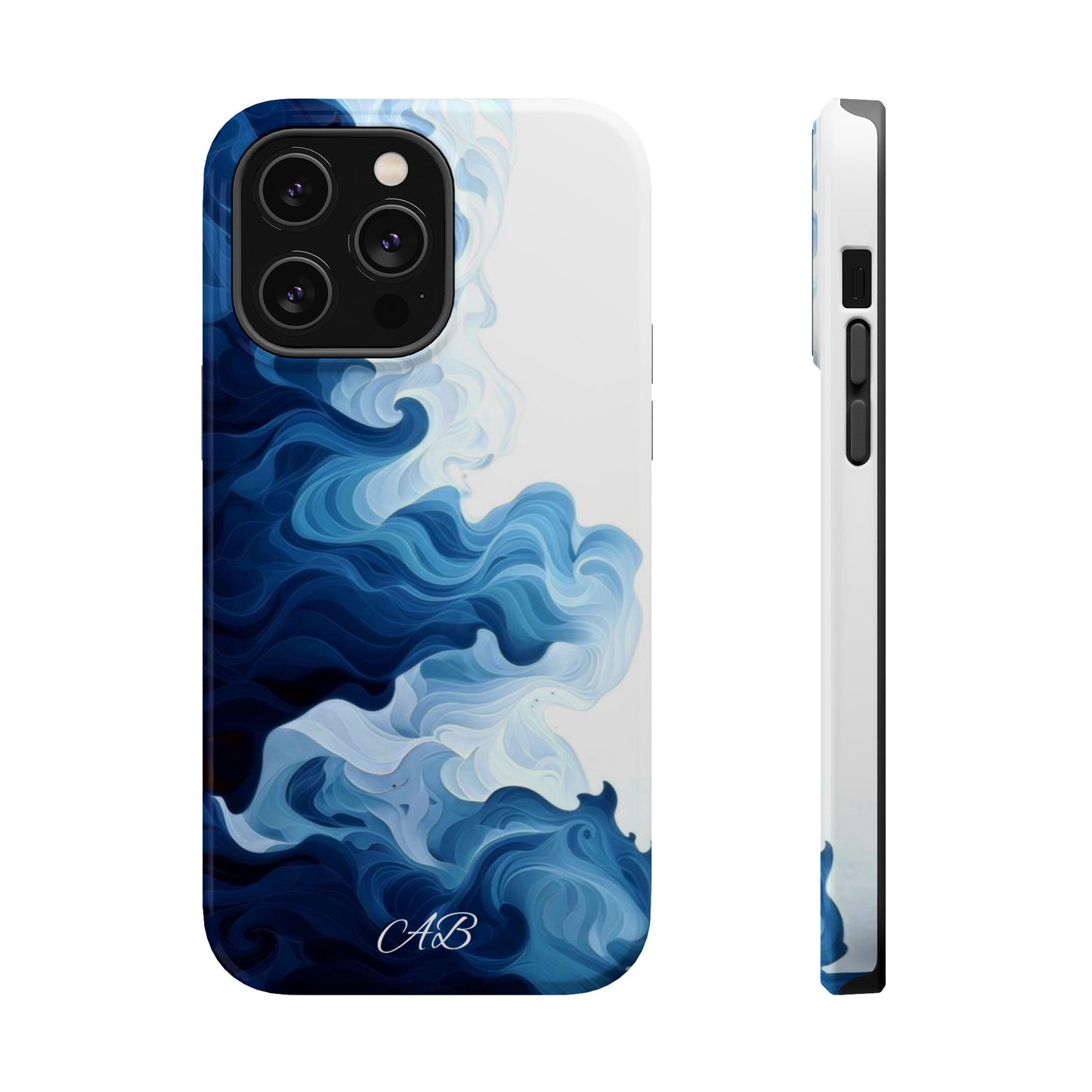 Blue Smoke Magnetic Impact-Resistant Phone Case